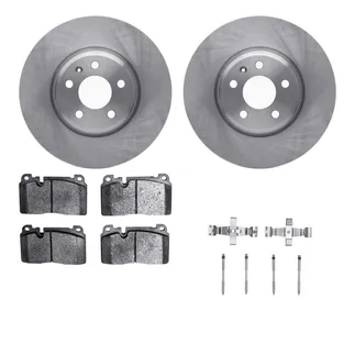 R1 Concepts WFWH1-73086 E- Line Series Brake Rotor W/ Ceramic Brake Pads & Hdw